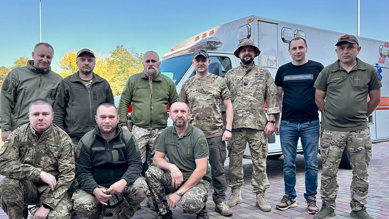 Олександр Третяк разом із військовими