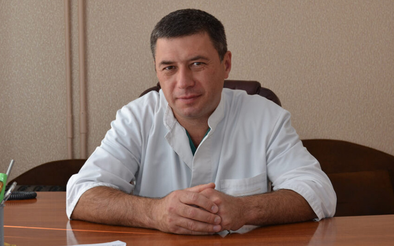Завідувач відділення травматології&nbsp;Валентин Нарсія