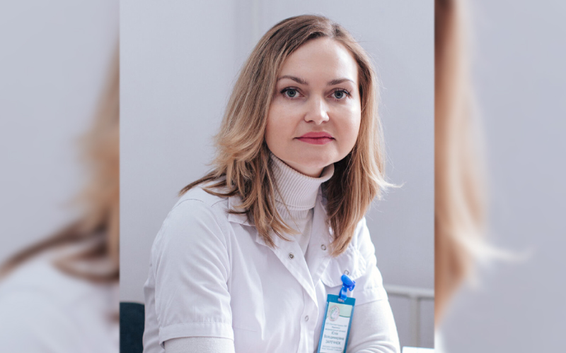 Завідувачка відділення екстрагенітальної патології вагітних&nbsp;Юлія Заречнюк