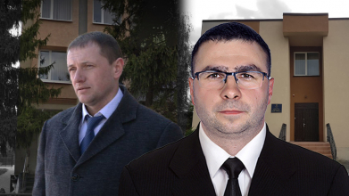 Керівник Рівненської окружної прокуратури Андрій Максимчук та керівник Здолбунівської окружної прокуратури Олександр Войтюк
